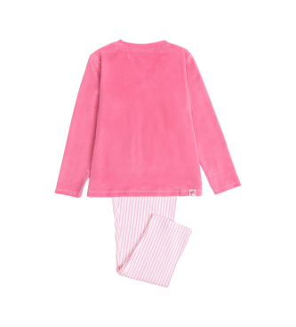 Aznar Innova Pyjama  manches longues Love Pink rose