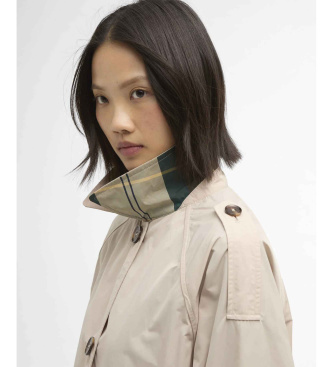 Barbour Abrigo Maggie Showerproof Mac beige