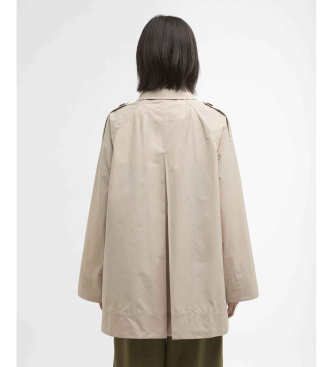 Barbour Abrigo Maggie Showerproof Mac beige