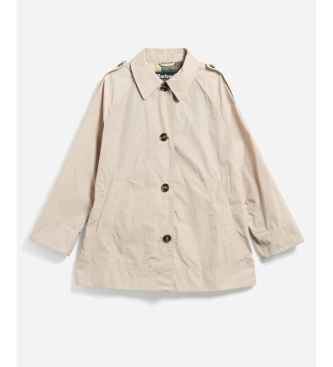 Barbour Abrigo Maggie Showerproof Mac beige
