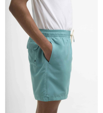 Barbour Bañador corto con logo azul turquesa