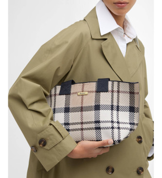 Barbour Bolso Mini Layla Tartan beige