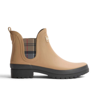 Barbour Brown Mallow Chelsea Welly Boots