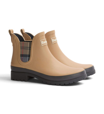 Barbour Brown Mallow Chelsea Welly Boots