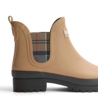Barbour Brown Mallow Chelsea Welly Boots
