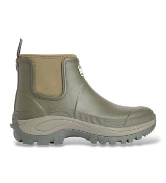 Barbour Matfen Chelsea-Boots grün