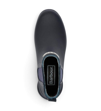 Barbour Wilton Chelsea Welly Navy Boots