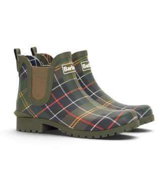 Barbour Green Wilton Chelsea Welly boots