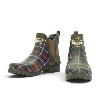 Barbour Green Wilton Chelsea Welly boots