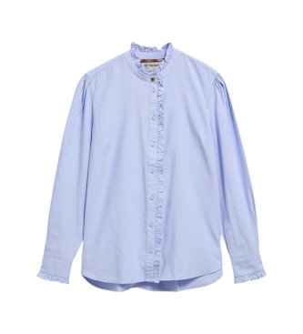 Barbour Camisa Antoinette azul pálido