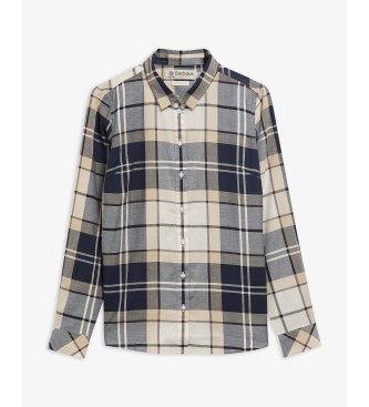 Barbour Srajca Bredon, bež, mornarsko modra