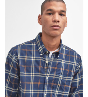 Barbour Chemise  manches longues Crossfell bleu 