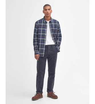Barbour Chemise  manches longues Crossfell bleu 