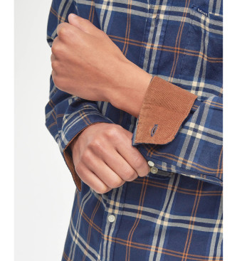 Barbour Chemise  manches longues Crossfell bleu 