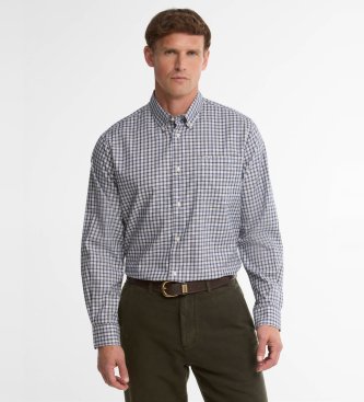 Barbour Camisa William de cuadros tattersall marino