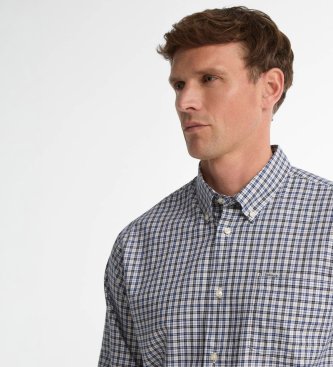 Barbour Camisa William de cuadros tattersall marino
