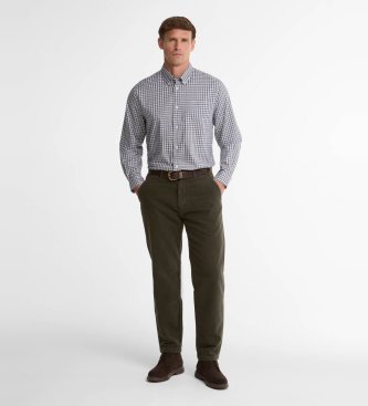 Barbour Camisa William de cuadros tattersall marino