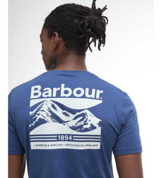Barbour Sturz-T-Shirt blau