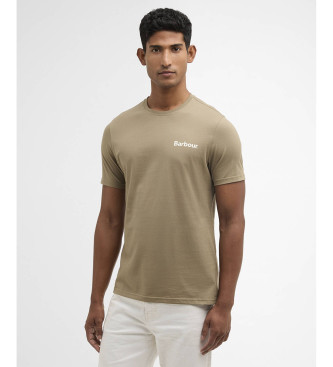 Barbour Maglietta verde Camber