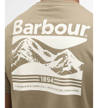 Barbour Maglietta verde Camber