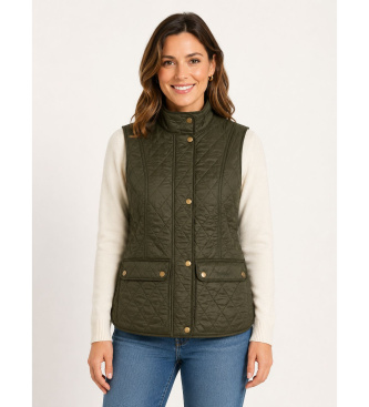 Barbour Chaleco Wray Quilted verde