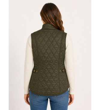 Barbour Chaleco Wray Quilted verde