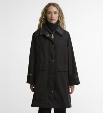 Barbour Dark brown waxed Agatha jacket