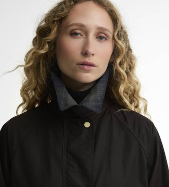Barbour Dark brown waxed Agatha jacket