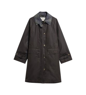Barbour Dark brown waxed Agatha jacket