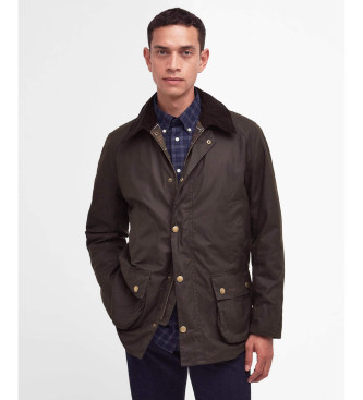 Barbour Ashby voksbehandlet jakke brun