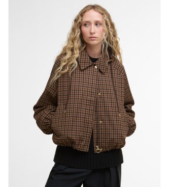 Barbour Rjava vodoodbojna jakna Audrey
