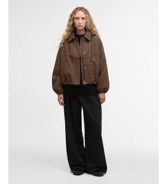 Barbour Rjava vodoodbojna jakna Audrey