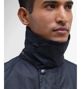 Barbour Ashby marinebl� voksbehandlet jakke