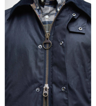 Barbour Ashby marinebl� voksbehandlet jakke