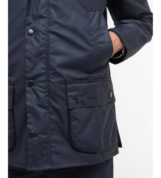 Barbour Ashby marinebl� voksbehandlet jakke