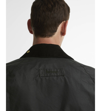 Barbour Jaqueta encerada Icons Patch Bedale verde escuro