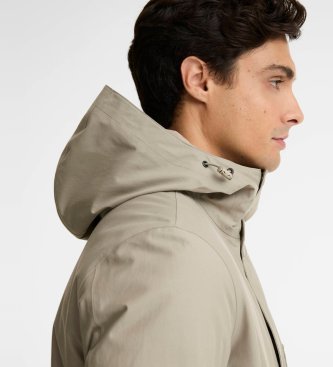 Barbour Chaqueta impermeable Endley beige