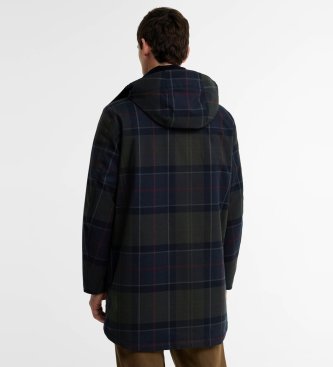 Barbour Veste imperméable Lonnen Tartan vert, marine