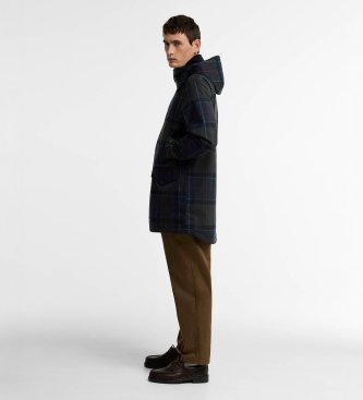 Barbour Veste imperméable Lonnen Tartan vert, marine