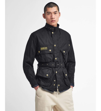 BARBOUR INTERNATIONAL Giacca cerata originale internazionale nera