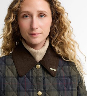 Barbour Green Tartan Reimagined Icons Jacket