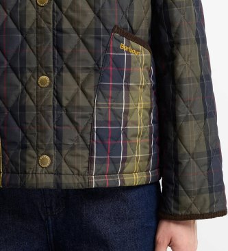 Barbour Green Tartan Reimagined Icons Jacket