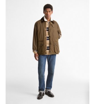Barbour Jaqueta encerada Icons Bedale castanha