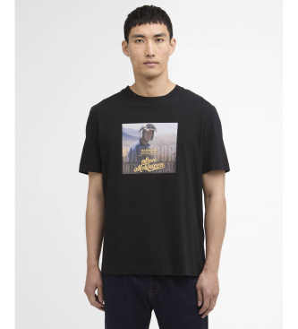 Barbour international Camiseta Walde negro