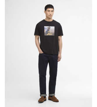 Barbour international Camiseta Walde negro
