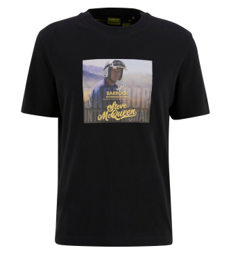 Barbour international Camiseta Walde negro