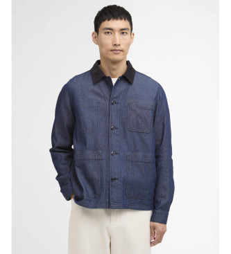 Barbour Internacional Piligan navy overshirt