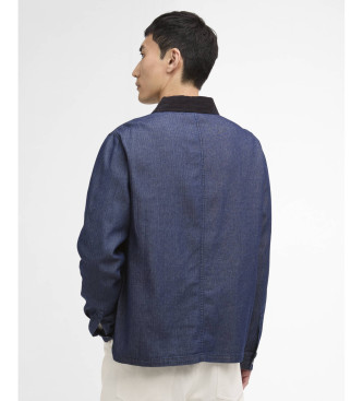 Barbour Internacional Piligan navy overshirt