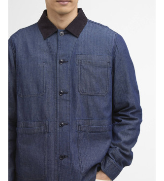 Barbour Internacional Piligan navy overshirt