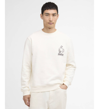 Barbour Internacional Sweatshirt Staithes off-white